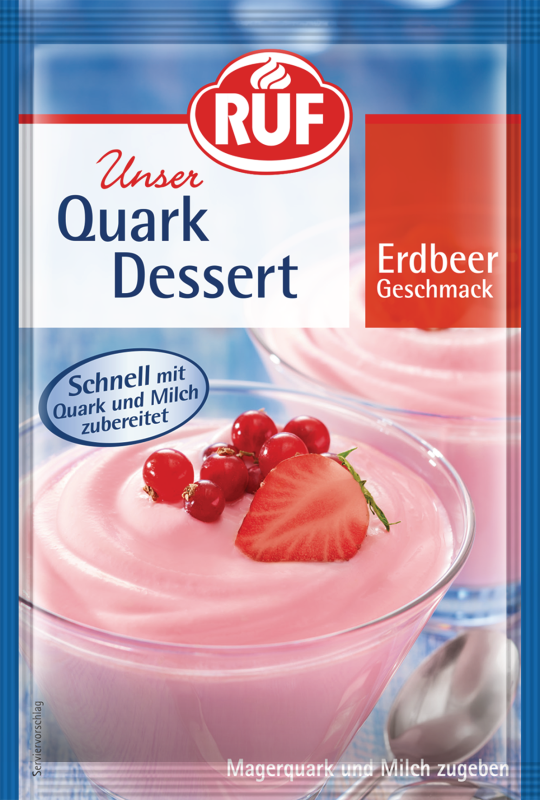 ruf-quark-dessert-erdbeer-dessertmischung image 1