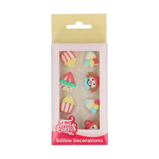 funcakes-sugar-decorations-zuckerfiguren-circus-8-st-ck image 1