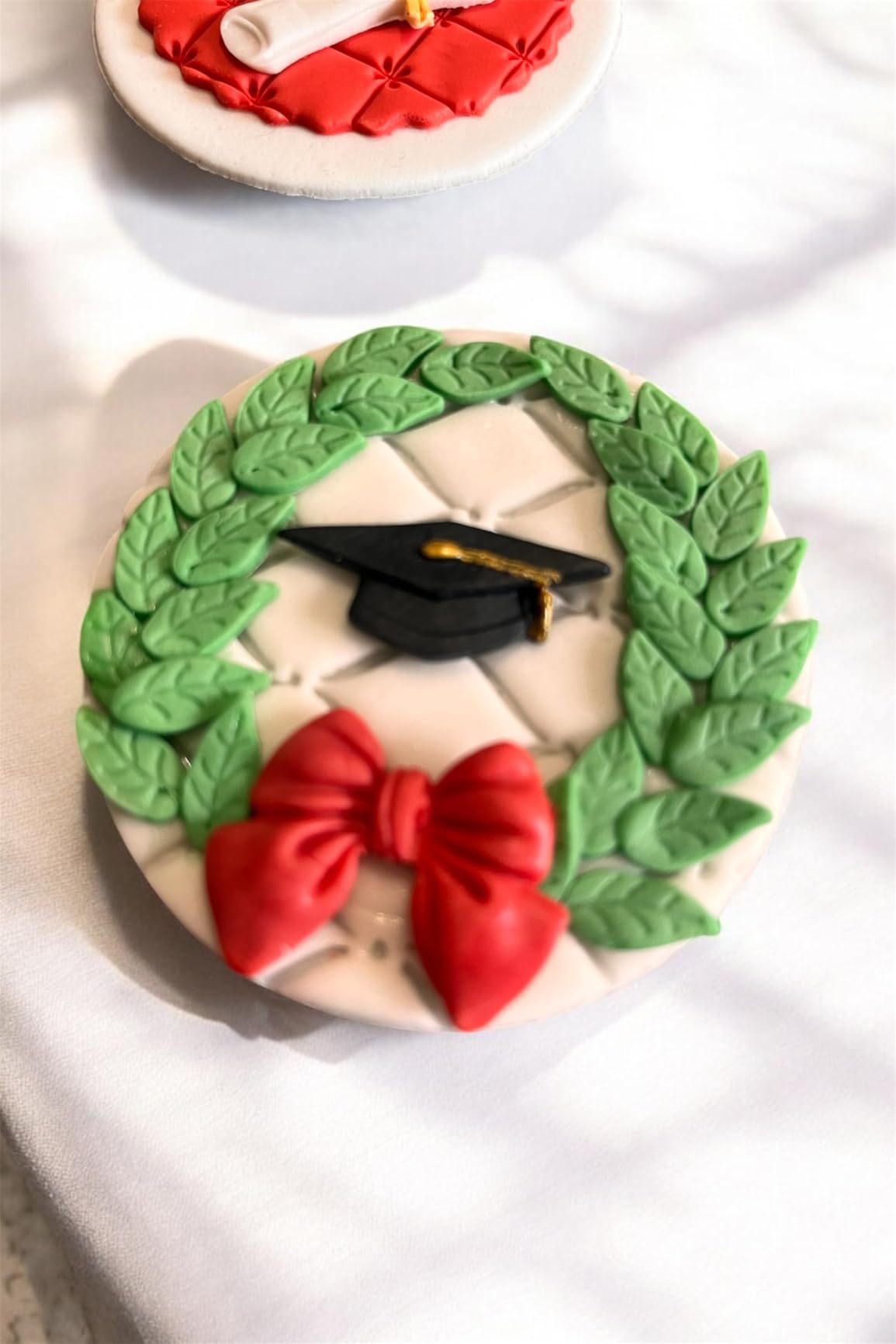 Perfektes Grün für Boho-Torte