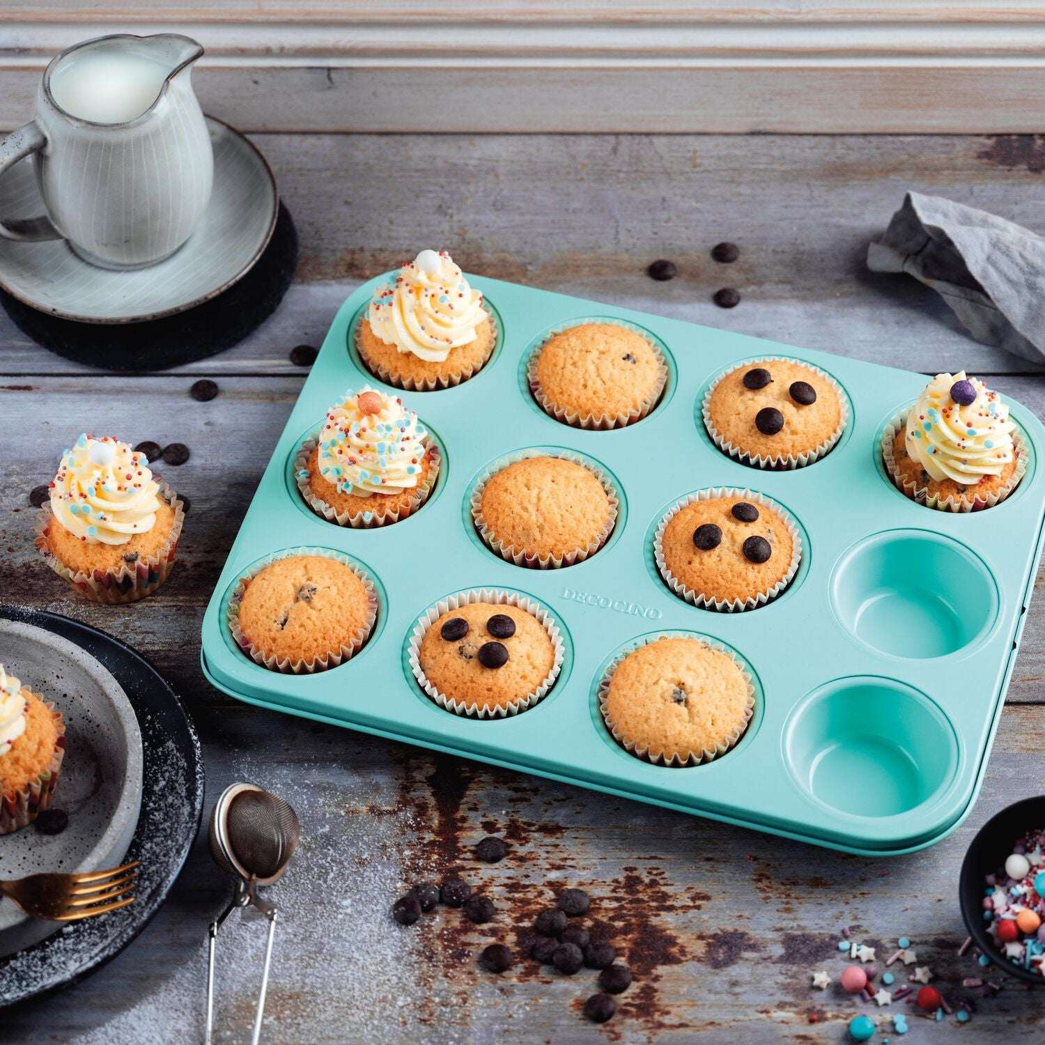 decocino-muffin-backform-mint-edition-12fach image 3