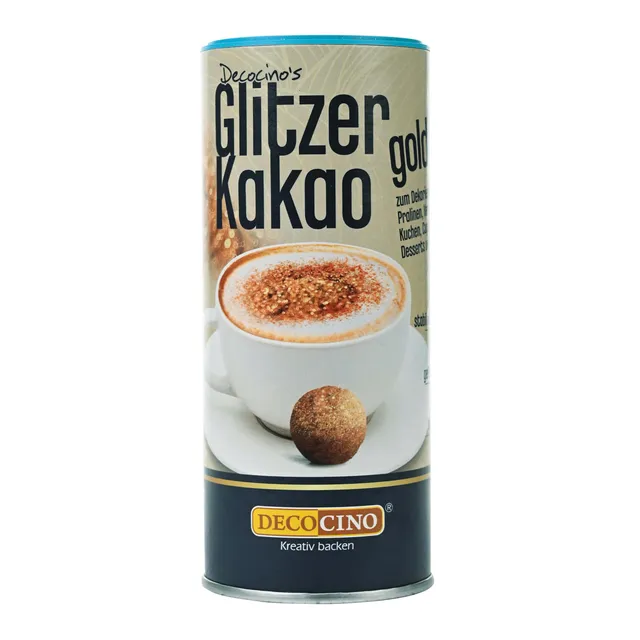 decocino-glitzer-kakao-gold-trink-kakao-100-g image 1
