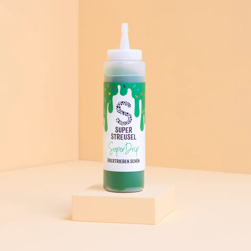super-streusel-superdrip-kuchenglasur-flasche-dunkelgr-n-vanille-schoko image 1
