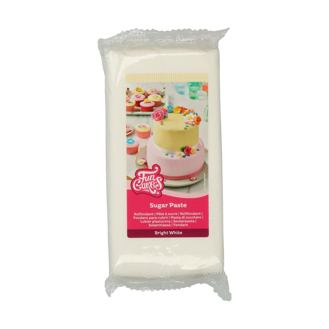 funcakes-rollfondant-bright-white-sugar-paste-wei-1-kg image 1