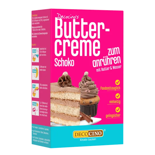 decocino-buttercreme-schoko-zum-anr-hren-250g-fondanttaugliche-tortencreme image 1