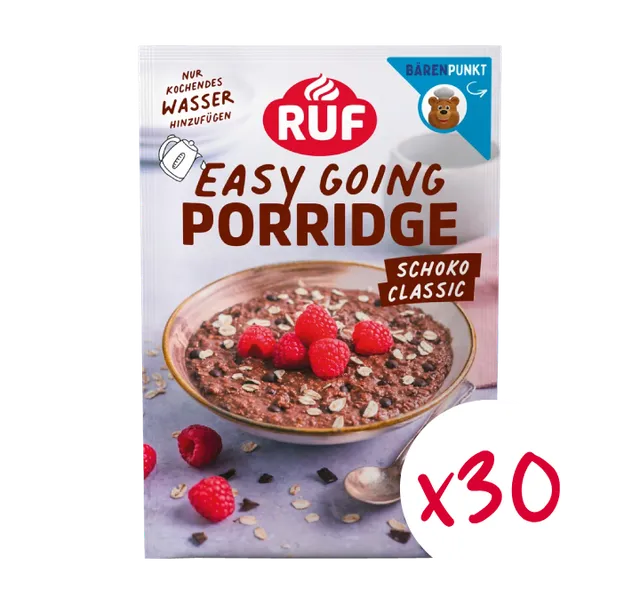 ruf-monats-vorrat-porridge-schoko-classic-30-x-60-g image 1