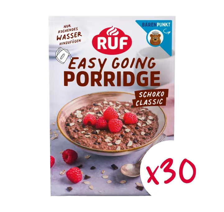 ruf-monats-vorrat-porridge-schoko-classic-30-x-60-g image 1