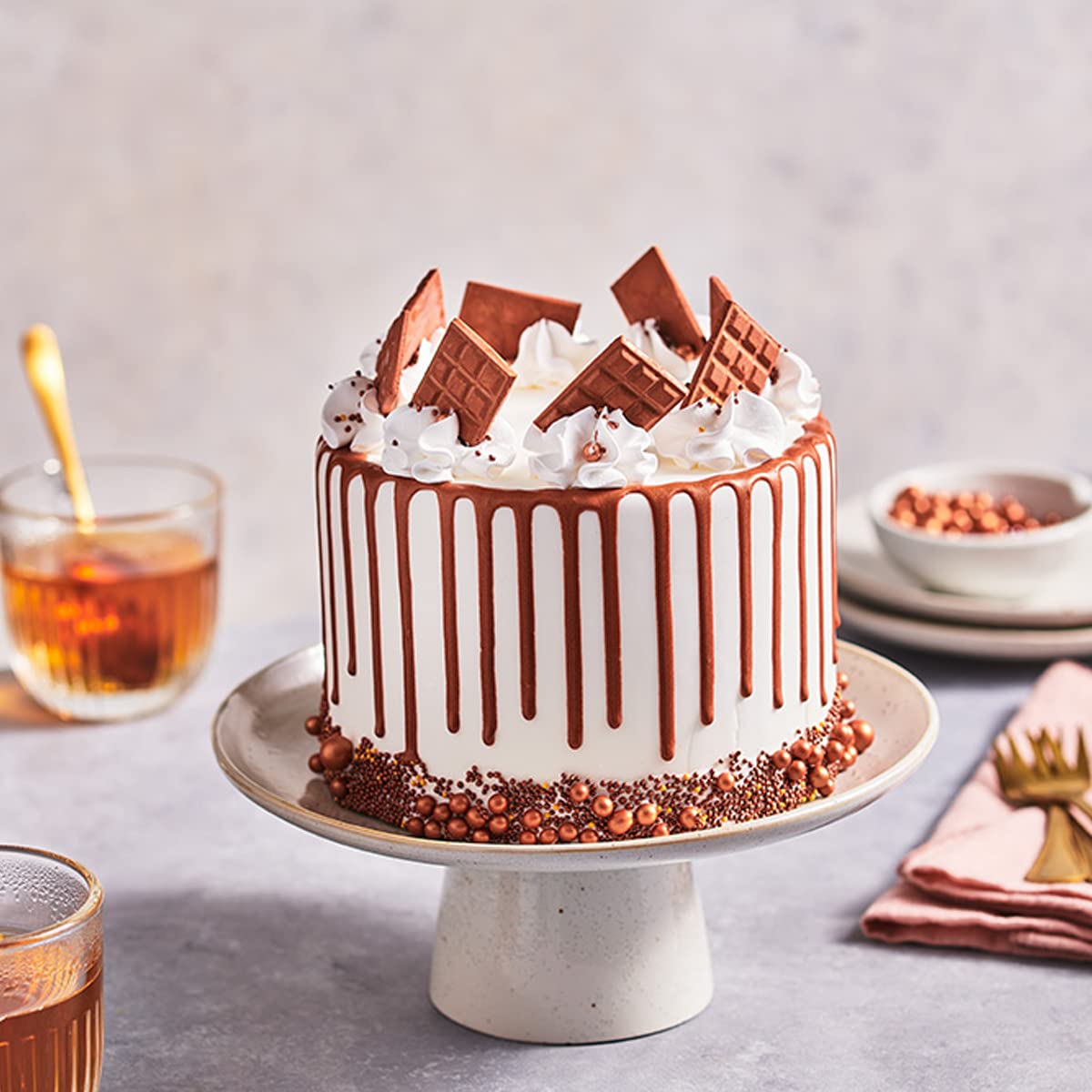 funcakes-cake-drip-bronze-drip-glasur-f-r-torten-180-g image 2