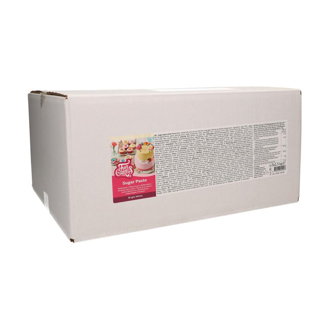 funcakes-sugar-paste-rollfondant-bright-white-12-5-kg image 1