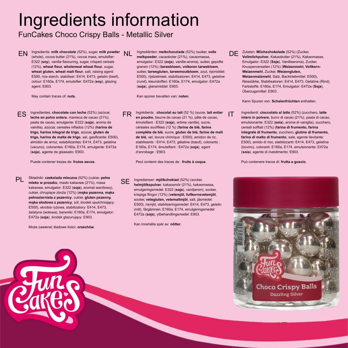 funcakes-choco-crispy-balls-schokokugeln-metallic-silver-60-g image 6
