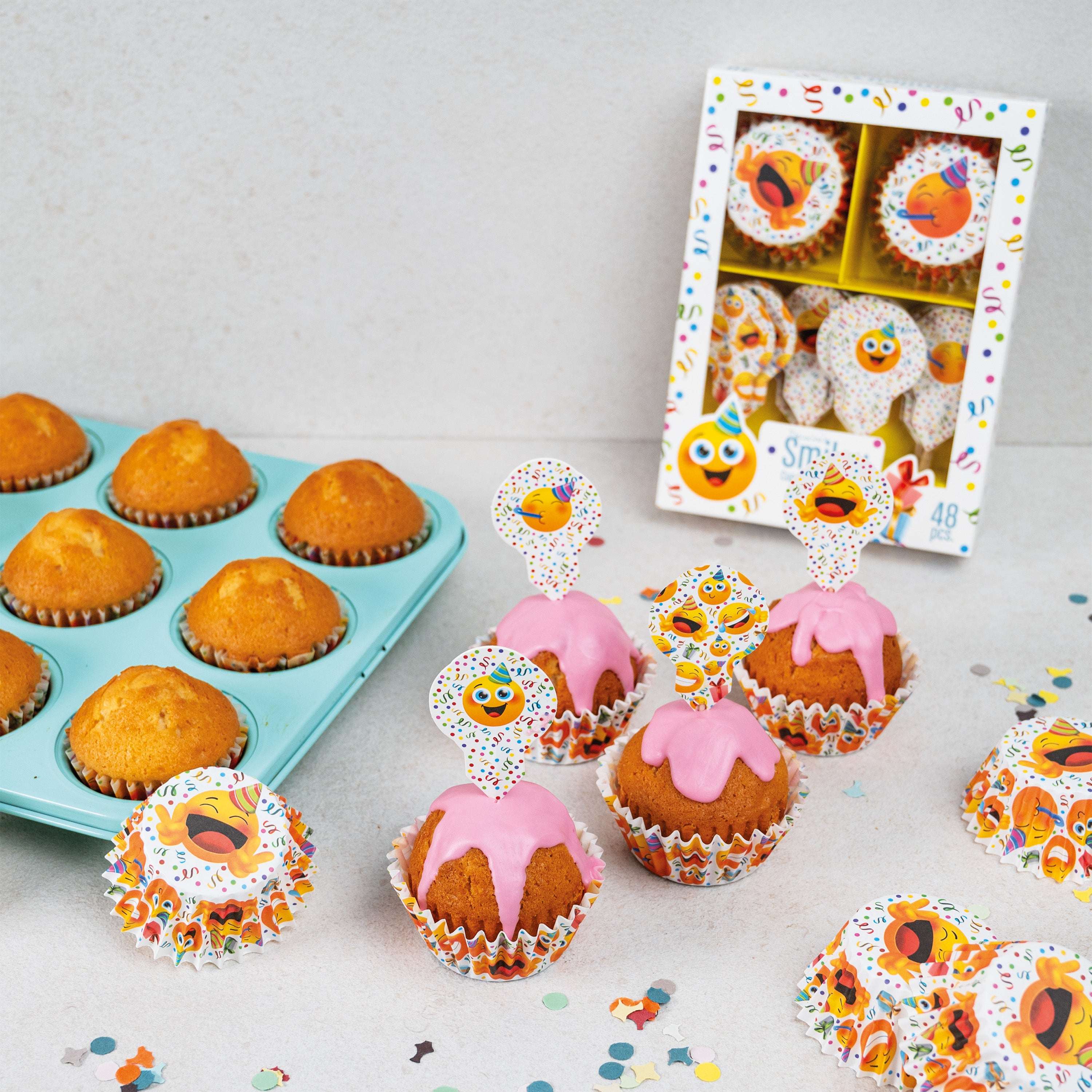 decocino-muffin-set-happy-48-tlg-muffinf-rmchen-picks image 3