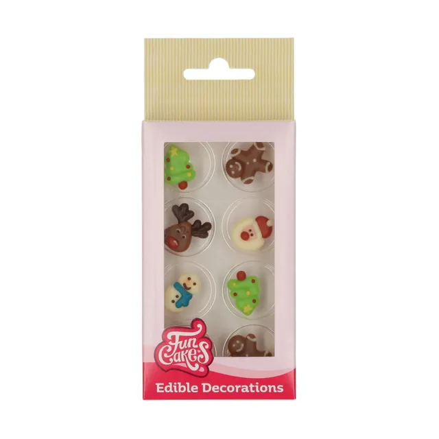 funcakes-chocolate-decorations-schokofiguren-colourful-christmas-8-st-ck image 1
